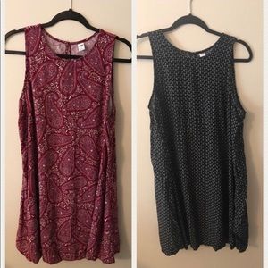 Two Old Navy Shift Dresses